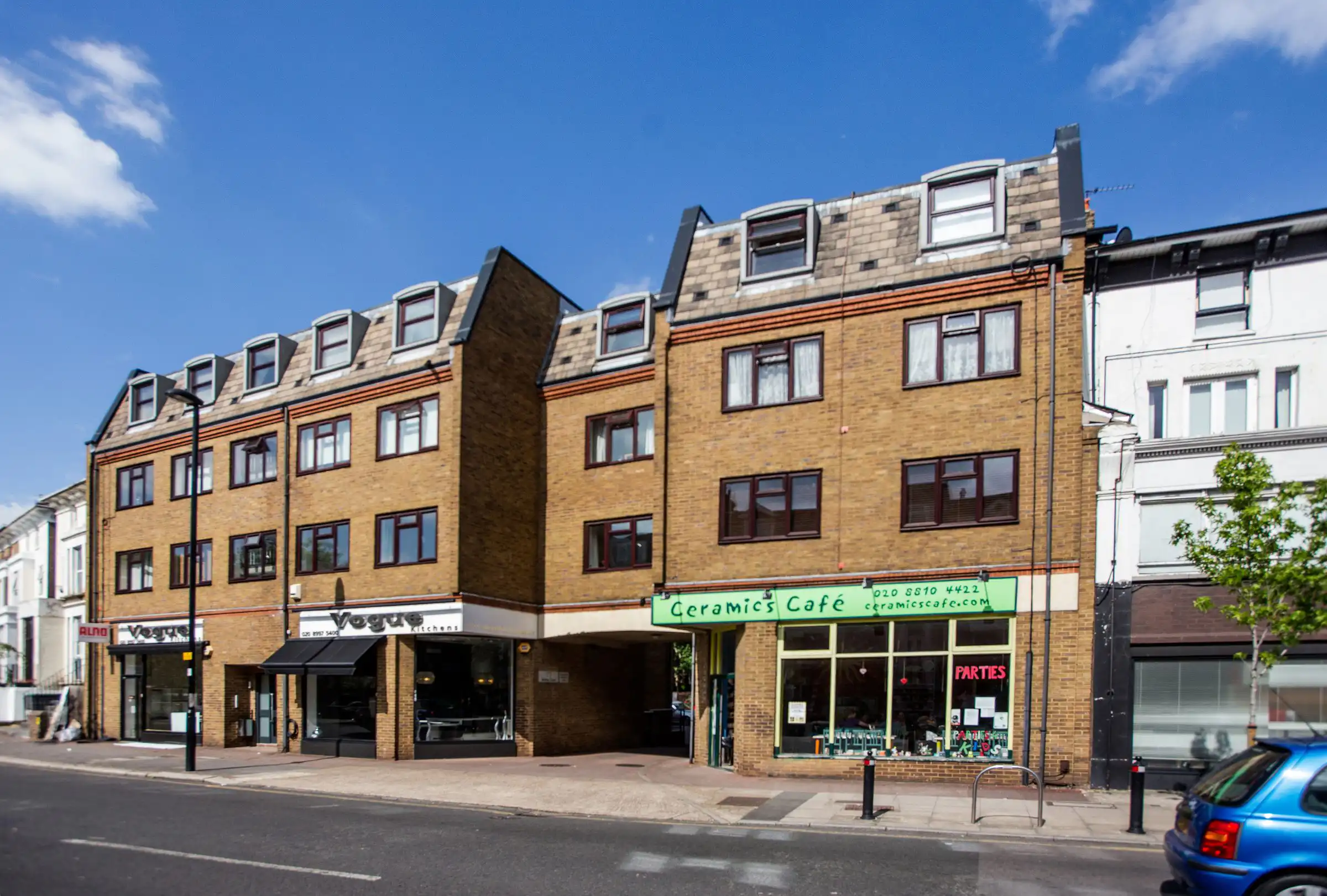 entry, Stirling Court, Argyle Road, London